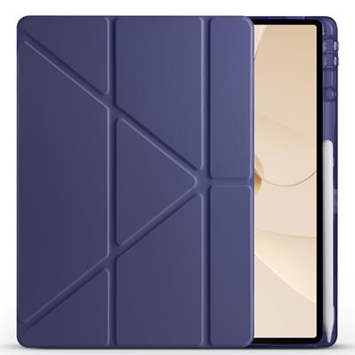 Huawei Matepad 12X Uyumlu Kılıf Zore Tri Folding Kalem Bölmeli Standlı Uyumlu Kılıf