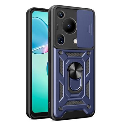 Huawei Pura 70 Ultra Uyumlu Kılıf Magnetik Standlı Kamera Korumalı Zore Sürgülü Vega Kapak