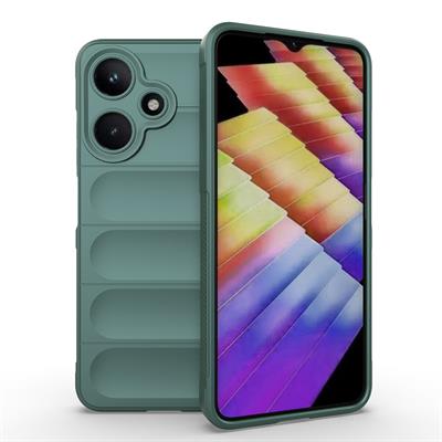 İnfinix Hot 30i Uyumlu Kılıf Esnek TPU Oyuklu Arka Yüzey Tasarımlı Zore Etnik Silikon Kapak
