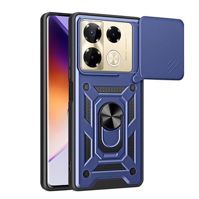 İnfinix Note 40 Pro Uyumlu Kılıf Magnetik Standlı Kamera Korumalı Zore Sürgülü Vega Kapak