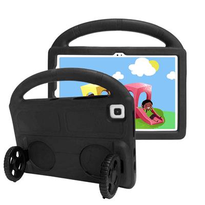 Lenovo M10 Plus TB-X606F Zore Wheel Car Tekerlek Standlı Tablet Eva Silikon Uyumlu Kılıf