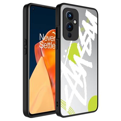 One Plus 9 Uyumlu Kılıf Aynalı Desenli Kamera Korumalı Parlak Zore Mirror Kapak