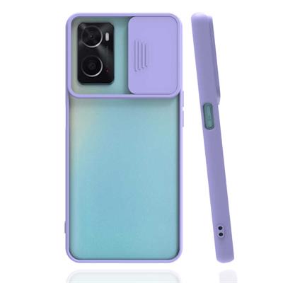 Oppo A76 Uyumlu Kılıf Zore Lensi Kapak