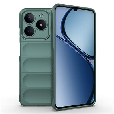 Realme C61 Uyumlu Kılıf Esnek TPU Oyuklu Arka Yüzey Tasarımlı Zore Etnik Silikon Kapak