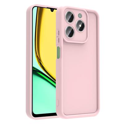 Realme C61 Uyumlu Kılıf Kamera Korumalı Zore Ananas Kapak