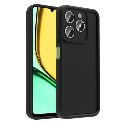 Realme C61 Uyumlu Kılıf Kamera Korumalı Zore Ananas Kapak