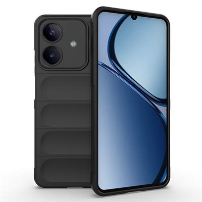 Realme C63 Uyumlu Kılıf Esnek TPU Oyuklu Arka Yüzey Tasarımlı Zore Etnik Silikon Kapak