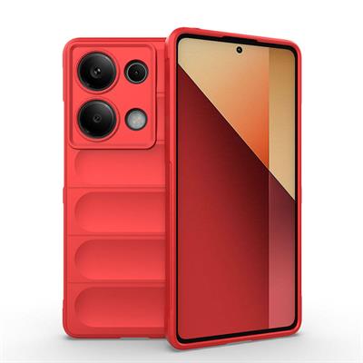 Redmi Note 13 Pro 4G Uyumlu Kılıf Esnek TPU Oyuklu Arka Yüzey Tasarımlı Zore Etnik Silikon Kapak