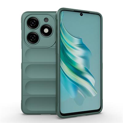 Tecno Spark 20 Uyumlu Kılıf Esnek TPU Oyuklu Arka Yüzey Tasarımlı Zore Etnik Silikon Kapak