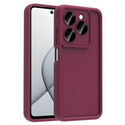 Tecno Spark 20 Uyumlu Kılıf Kamera Korumalı Zore Ananas Kapak