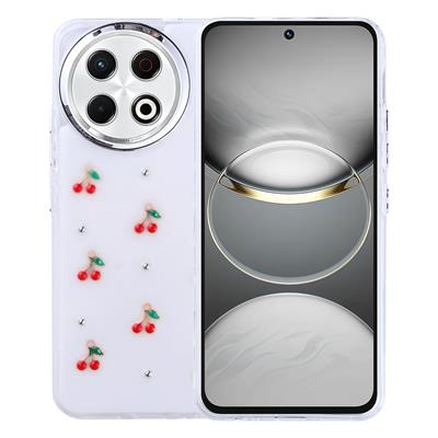 Tecno Spark 30 Pro Uyumlu Kılıf Airbag Tasarımlı Simli Şeffaf Zore Kutup Kapak