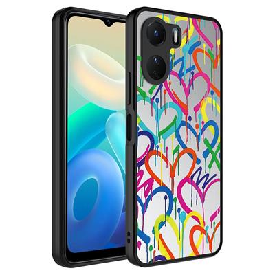 Vivo Y16 Uyumlu Kılıf Aynalı Desenli Kamera Korumalı Parlak Zore Mirror Kapak