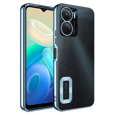 Vivo Y16 Uyumlu Kılıf Kamera Korumalı Logo Gösteren Zore Omega Kapak