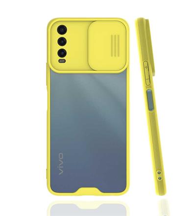 Vivo Y20 Uyumlu Kılıf Zore Lensi Kapak