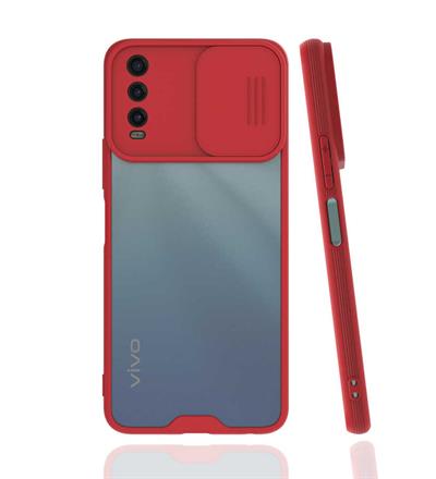 Vivo Y20S Uyumlu Kılıf Zore Lensi Kapak