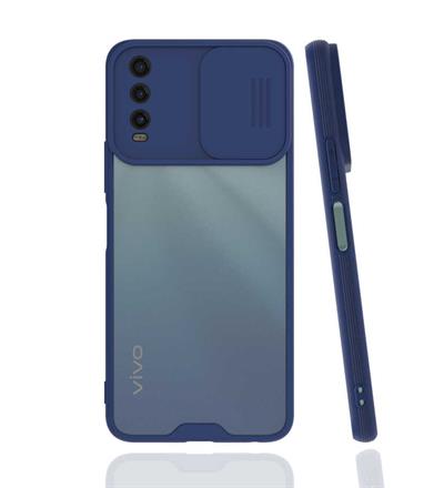 Vivo Y20S Uyumlu Kılıf Zore Lensi Kapak