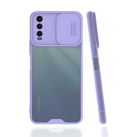 Vivo Y20S Uyumlu Kılıf Zore Lensi Kapak