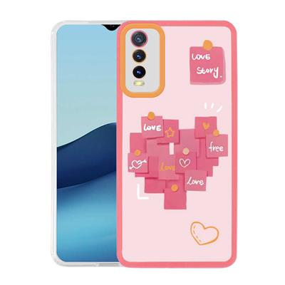 Vivo Y20S Uyumlu Kılıf Zore M-Fit Desenli Kapak