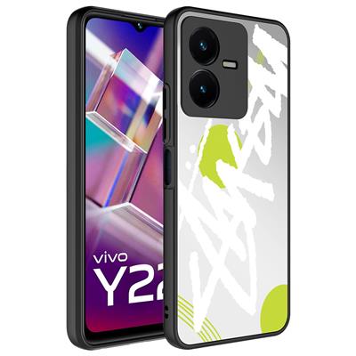 Vivo Y35 Uyumlu Kılıf Aynalı Desenli Kamera Korumalı Parlak Zore Mirror Kapak