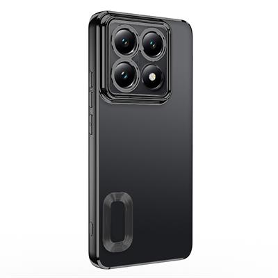 Xiaomi 14T Pro Uyumlu Kılıf Kamera Korumalı Logo Gösteren Zore Omega Kapak