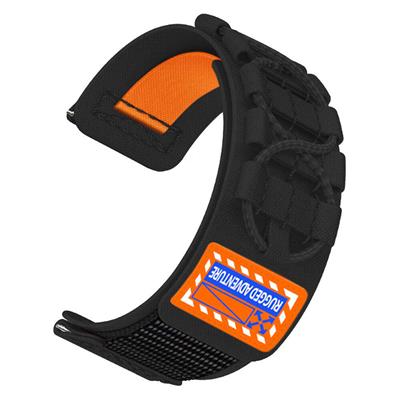 Xiaomi Amazfit Pace Zore KRD-112 22mm Orbital Örgülü Halat Tasarımlı Naylon Kumaş Hasır Kordon