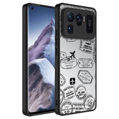 Xiaomi Mi 11 Ultra Uyumlu Kılıf Aynalı Desenli Kamera Korumalı Parlak Zore Mirror Kapak