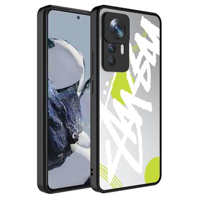Xiaomi Mi 12T Pro Uyumlu Kılıf Aynalı Desenli Kamera Korumalı Parlak Zore Mirror Kapak
