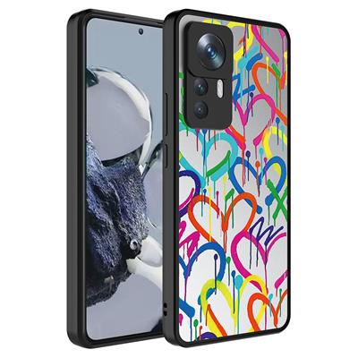 Xiaomi Mi 12T Uyumlu Kılıf Aynalı Desenli Kamera Korumalı Parlak Zore Mirror Kapak