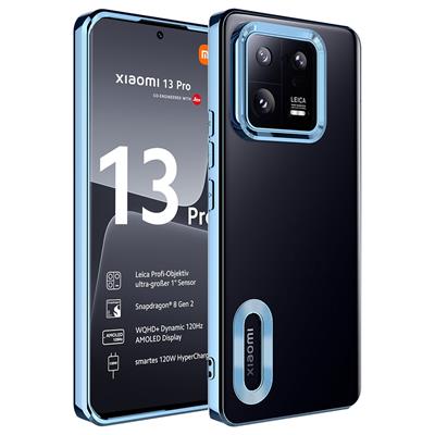 Xiaomi Mi 13 Pro Uyumlu Kılıf Kamera Korumalı Logo Gösteren Zore Omega Kapak