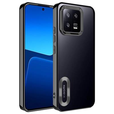 Xiaomi Mi 13 Uyumlu Kılıf Kamera Korumalı Logo Gösteren Zore Omega Kapak