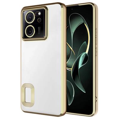 Xiaomi Mi 13T Pro Uyumlu Kılıf Kamera Korumalı Logo Gösteren Zore Omega Kapak