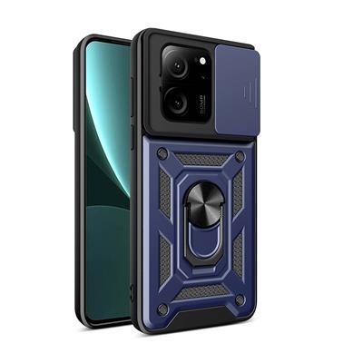 Xiaomi Mi 13T Pro Uyumlu Kılıf Magnetik Standlı Kamera Korumalı Zore Sürgülü Vega Kapak