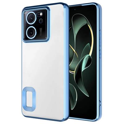 Xiaomi Mi 13T Uyumlu Kılıf Kamera Korumalı Logo Gösteren Zore Omega Kapak