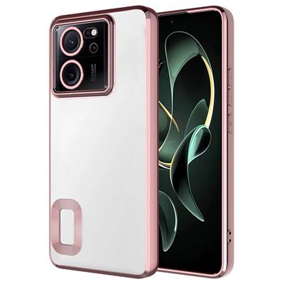 Xiaomi Mi 13T Uyumlu Kılıf Kamera Korumalı Logo Gösteren Zore Omega Kapak
