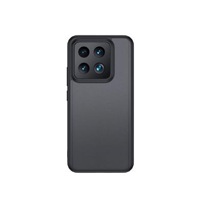 Xiaomi Mi 14 Uyumlu Kılıf Sert PC Arka Yüzey Wireless Şarj Özellikli Zore Flet M-safe Kapak