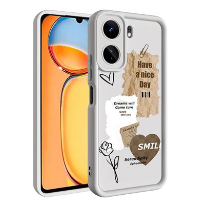 Xiaomi Poco C65 Uyumlu Kılıf Kamera Korumalı Baskılı Arka Yüzey Zore Klas Kapak