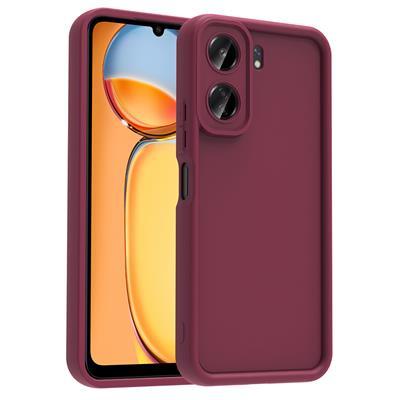 Xiaomi Poco C65 Uyumlu Kılıf Kamera Korumalı Zore Ananas Kapak