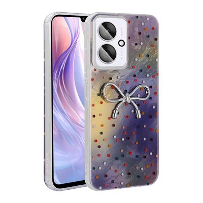 Xiaomi Poco C65 Uyumlu Kılıf Kamera Korumalı Figürlü Zore Ponti Silikon Kapak