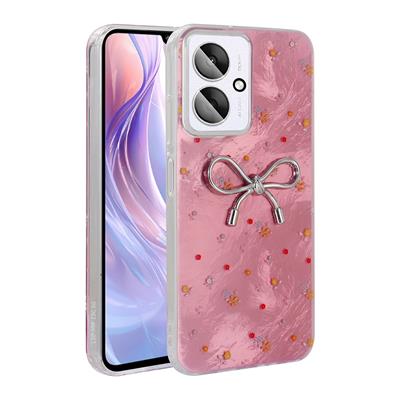 Xiaomi Poco C65 Uyumlu Kılıf Kamera Korumalı Figürlü Zore Ponti Silikon Kapak