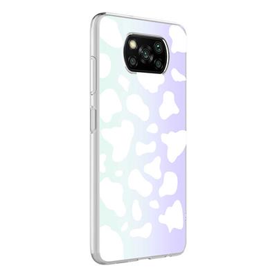 Xiaomi Poco X3 Uyumlu Kılıf Zore M-Blue Desenli Kapak