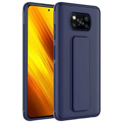Xiaomi Poco X3 Uyumlu Kılıf Zore Qstand Kapak