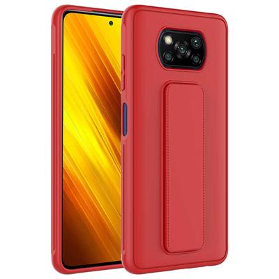 Xiaomi Poco X3 Uyumlu Kılıf Zore Qstand Kapak