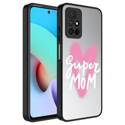 Xiaomi Redmi 10 Uyumlu Kılıf Aynalı Desenli Kamera Korumalı Parlak Zore Mirror Kapak
