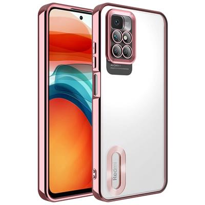 Xiaomi Redmi 10 Uyumlu Kılıf Kamera Korumalı Logo Gösteren Zore Omega Kapak