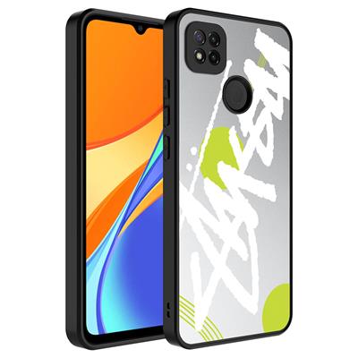 Xiaomi Redmi 10A Uyumlu Kılıf Aynalı Desenli Kamera Korumalı Parlak Zore Mirror Kapak
