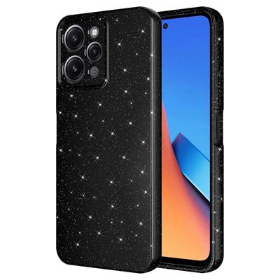 Xiaomi Redmi 12 Uyumlu Kılıf Kamera Korumalı Simli Lüks Zore Koton Kapak