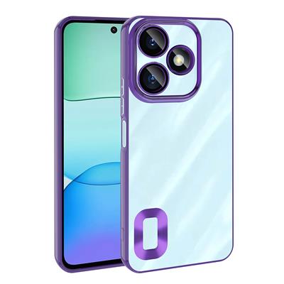 Xiaomi Redmi 13 4G Uyumlu Kılıf Kamera Korumalı Logo Gösteren Zore Omega Kapak