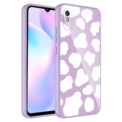 Xiaomi Redmi 9A Uyumlu Kılıf Kamera Korumalı Desenli Sert Silikon Zore Epoksi Kapak