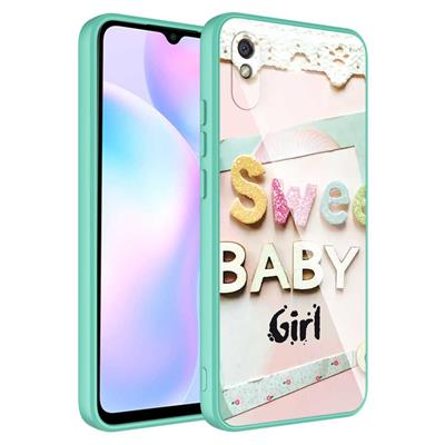 Xiaomi Redmi 9A Uyumlu Kılıf Kamera Korumalı Desenli Sert Silikon Zore Epoksi Kapak