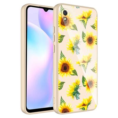Xiaomi Redmi 9A Uyumlu Kılıf Kamera Korumalı Desenli Sert Silikon Zore Epoksi Kapak